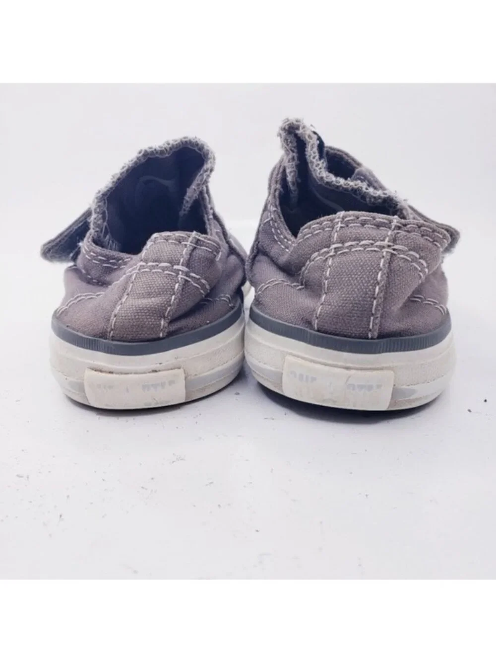 Converse All Star Gray Slip On Sneakers Shoes Kids Infant Size 6 Boys Girls